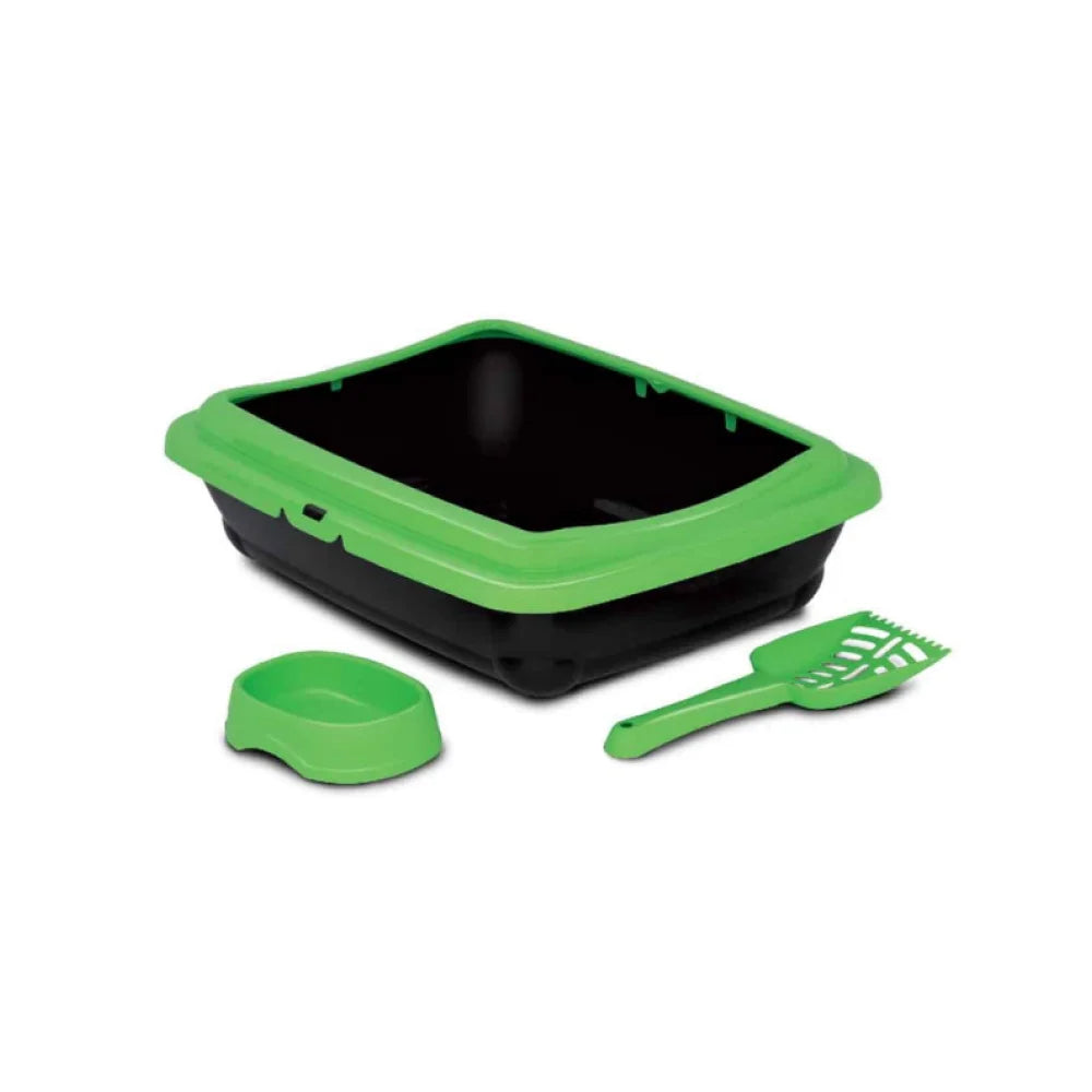 أم بي برغامو حوض رمل بيربا مع سكوب وصحن طعام برتقالي |  صيدلية.كوم.