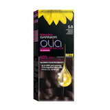 Garnier hair color olia shiny brown 5.0