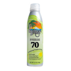 كاريبيان بريز واقي شمس بخاخ SPF70 برائحة ليمون ومانجو | صيدلية.كوم.