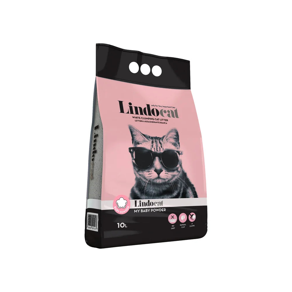 ليندو كات بودرة الأطفال رمل مهد للقطط 10 لتر | صيدلية.كوم.