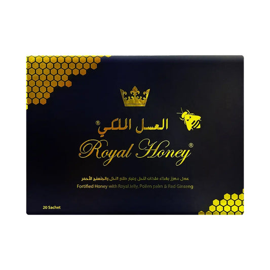 العسل الملكي عسل سدر مع الجنسنج وغذاء ملكات النحل 20 كيس | صيدلية.كوم.