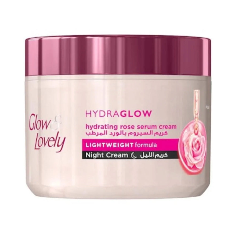 غلو اند لفلي كريم الليل هايدرا جلو سيروم بالورد المرطب 50 جرام | صيدلية.كوم.