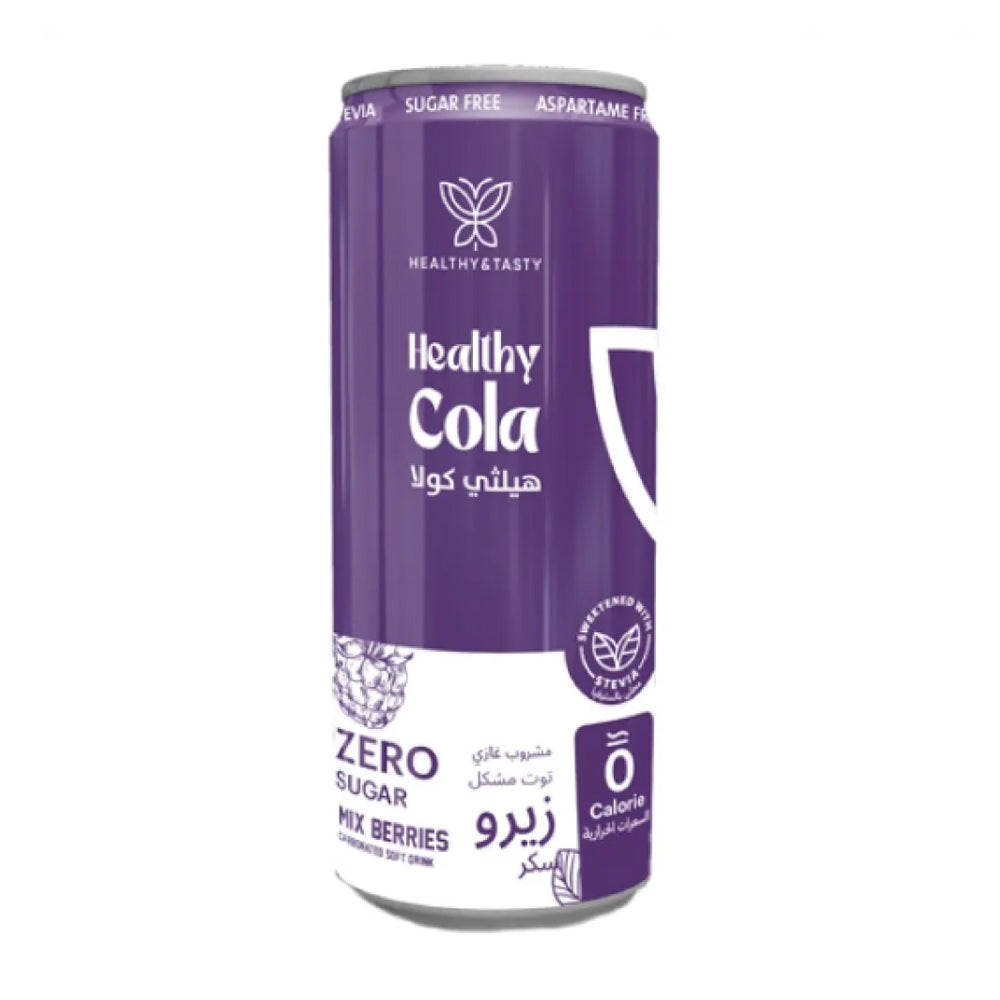 هيلثي كولا بنكهة التوت المشكل زيرو سكر 250 مل | صيدلية.كوم.