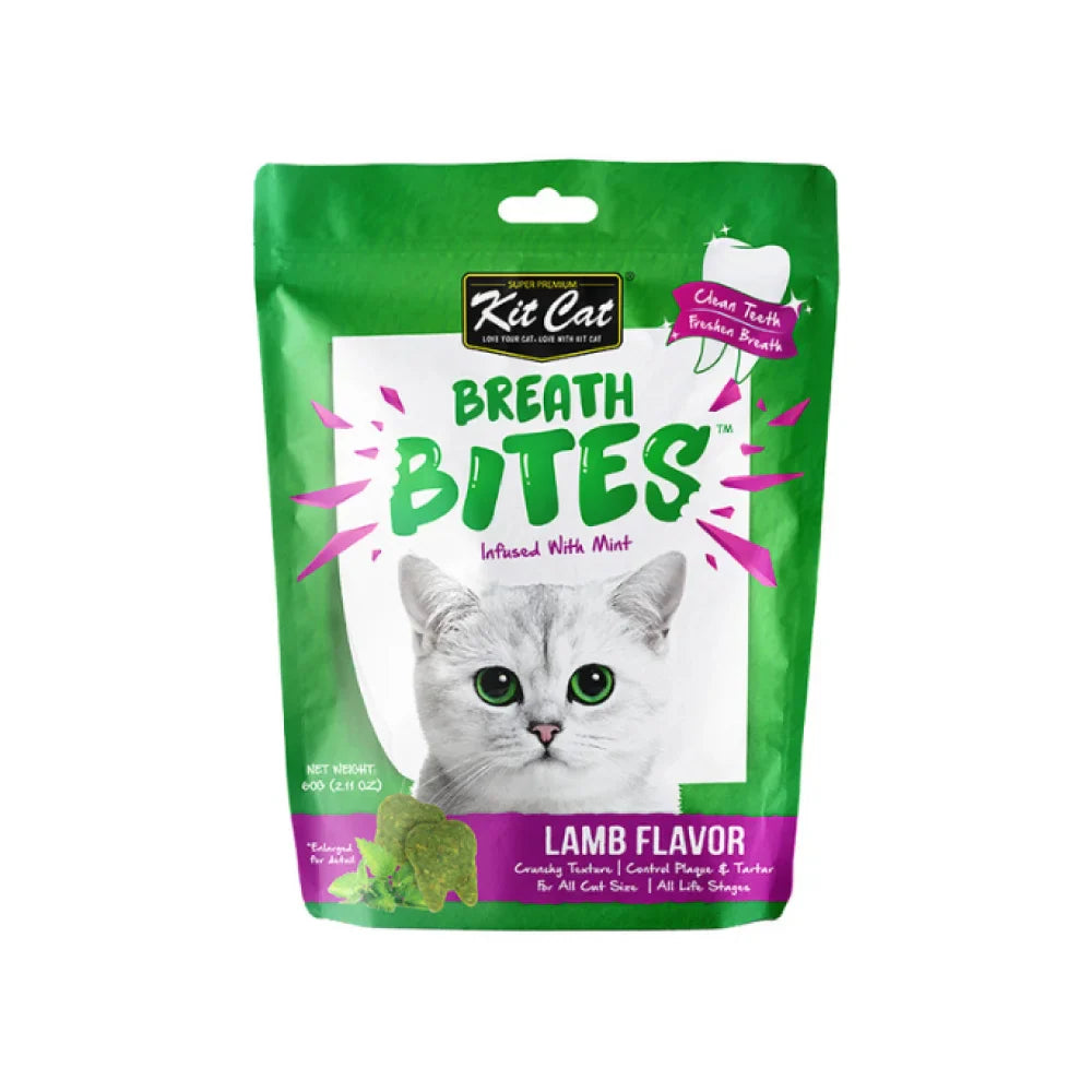 كت كات بريث بايتس نعناع مكمل غذائي بلحم الخروف 60غ | صيدلية.كوم.