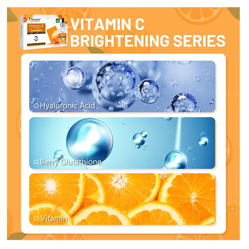مجموعة فيتامين C لتبييض وتفتيح البشرة 3 قطع من ديسار |  صيدلية.كوم.