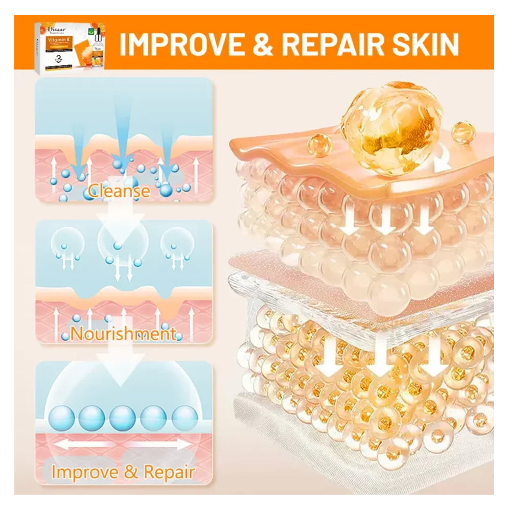 مجموعة فيتامين C لتبييض وتفتيح البشرة 3 قطع من ديسار |  صيدلية.كوم.