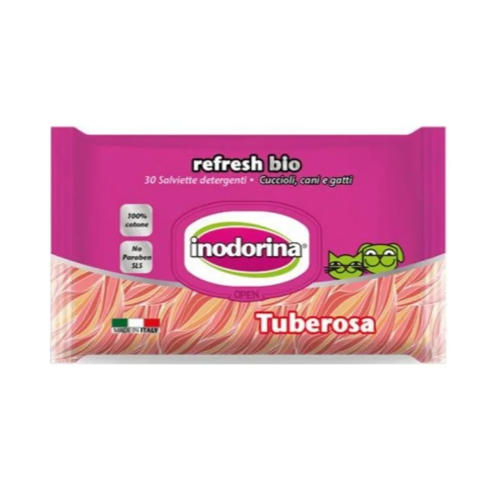 إندورينا مناديل ريفريش بايو - عطر المسك 30 منديل | صيدلية.كوم.