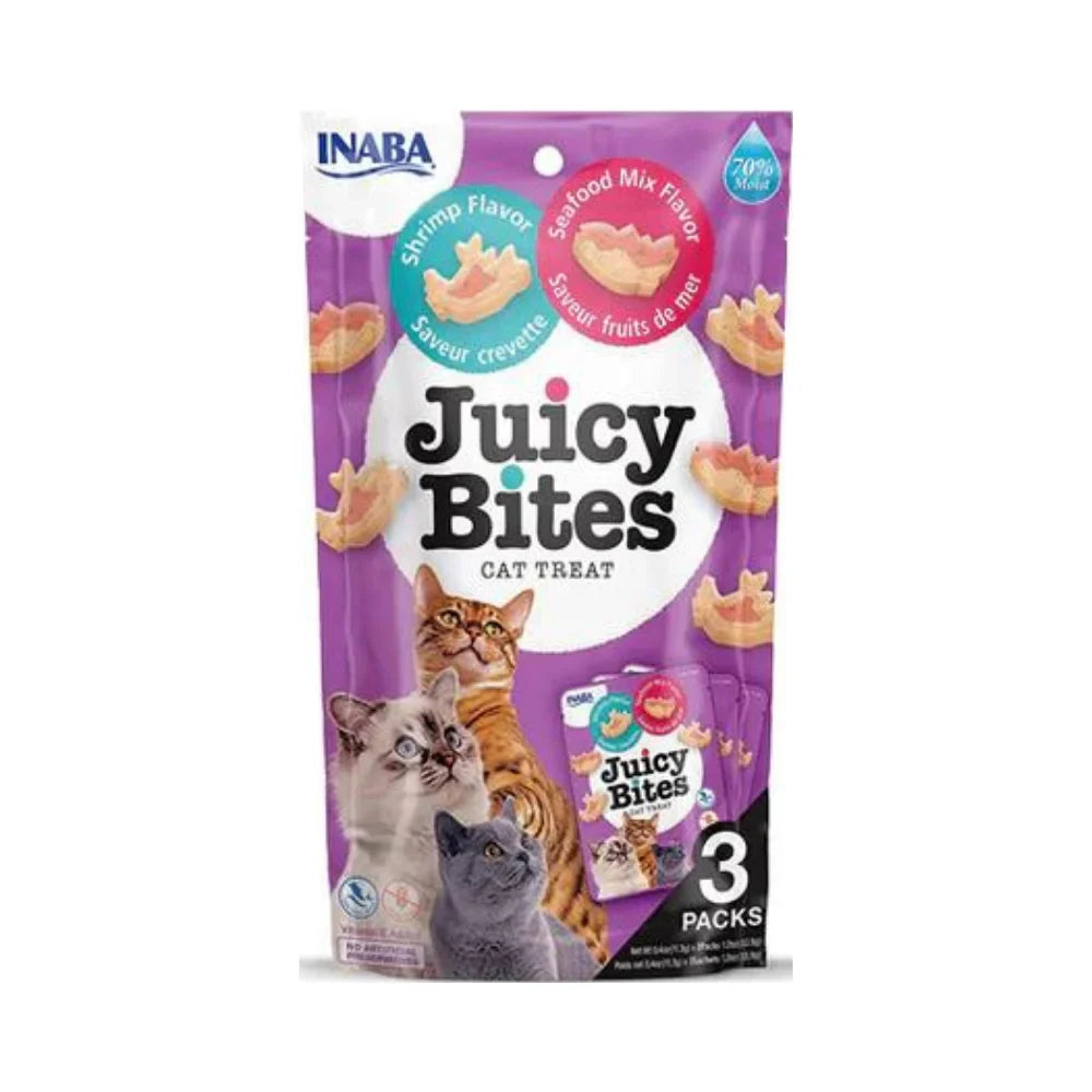اينابا تشورو مكافات للقطط بنكهة الجمبري وثمار البحر 11.3*3غ | صيدلية.كوم.