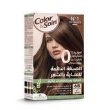 Hair dye 6B Light Chocolate Brown color-soin 135 ml
