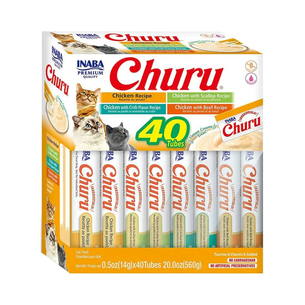 اينابا تشورو دجاج متنوع 40 ظرف × 14غ | صيدلية.كوم.