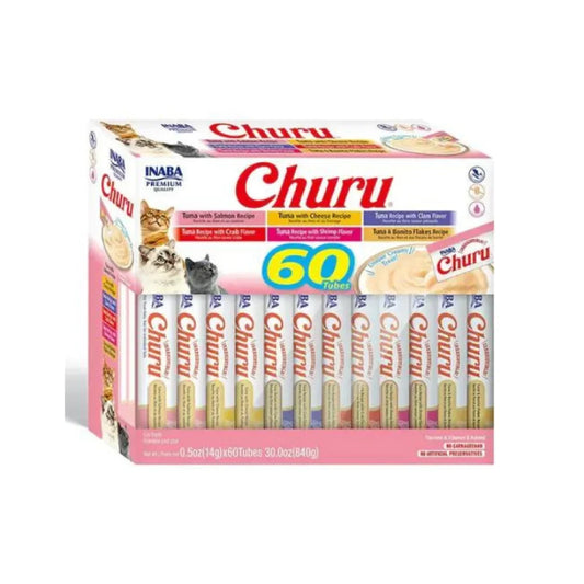 اينابا تشورو تونا ومأكولات بحرية متنوع 60 ظرف × 14غ |  صيدلية.كوم.