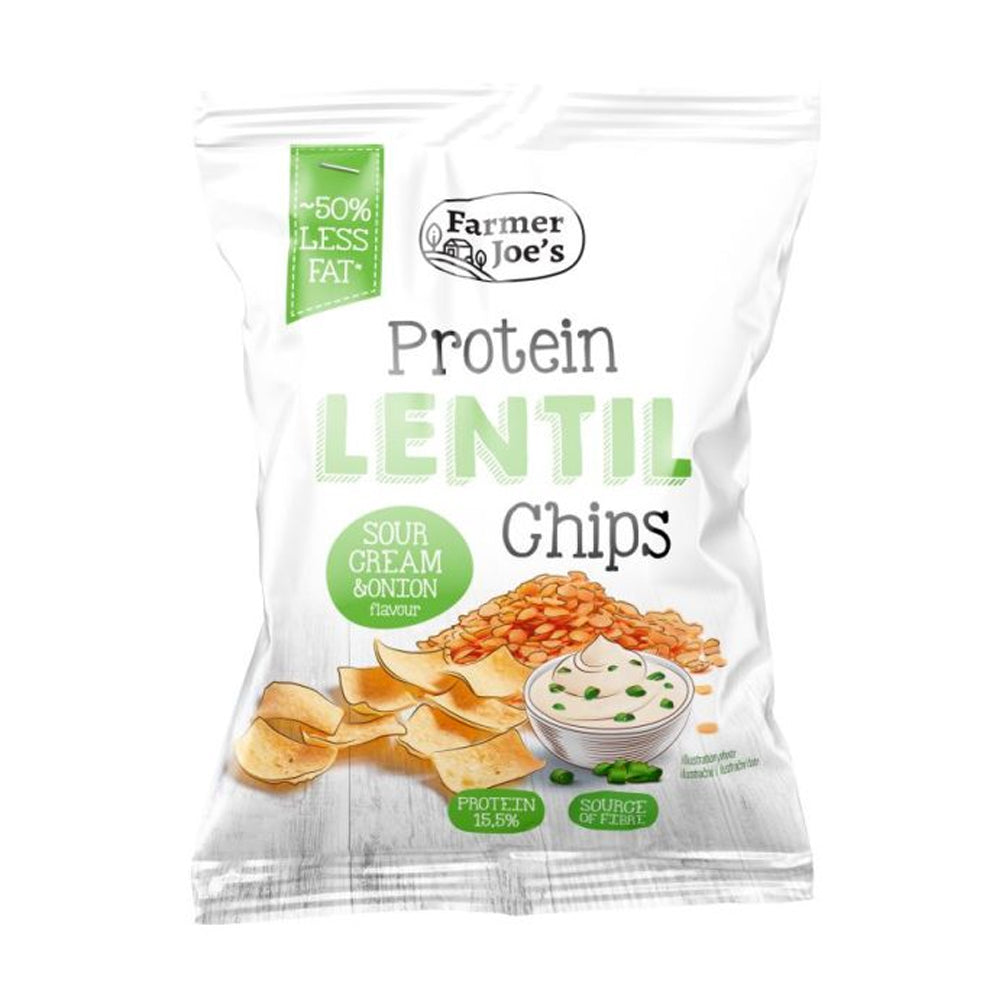 بروتين سناكس من فارمر جو بنكهة الكريمة الحامضة والبصل 55 جم |  صيدلية.كوم.