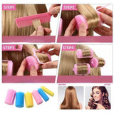 ساشا لفافات شعر اسفنجية متوسطة الحجم 14 قطعة | صيدلية.كوم.