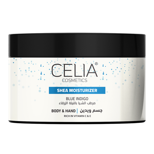 سيليا زبدة الشيا الوجه وجسم بالنيلة الزرقاء