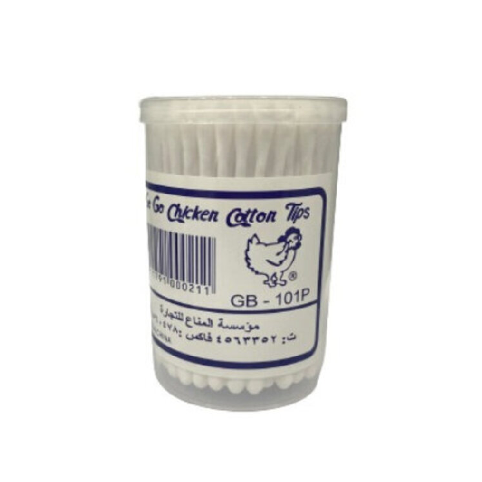 أعواد قطن للاذن بلاستيك علبة من قوقو تشيكن 101 عود | صيدلية.كوم.
