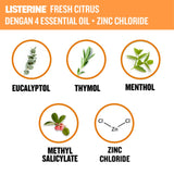 غسول فم برائحة الحمضيات المنعشة 500 مل من ليسترين