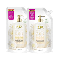 Lux perfumed liquid soap velvet jasmine 1000 ml refill 1 liter x 2