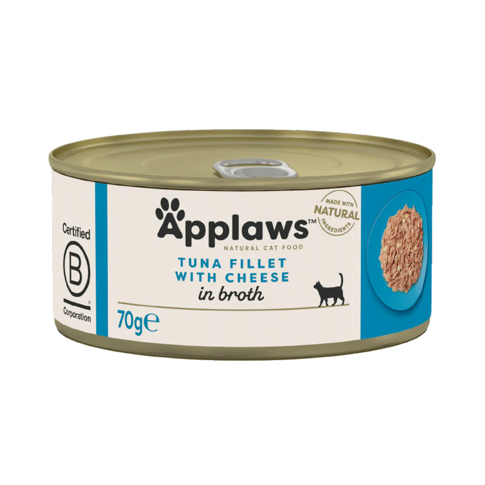 أبلاوز معلبات طعام رطب للقطط شرائح تونا مع الجبن في المرق 70 جم |  صيدلية.كوم.