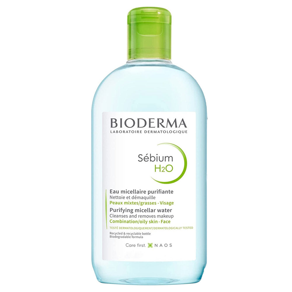 بيوديرما محلول مائي سيبيوم منظف للبشرة الدهنية 500 مل | صيدلية.كوم.