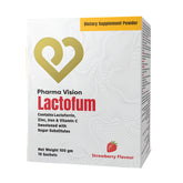 Lactofum Effervescent Sachets Strawberry Flavor 10 Sachets