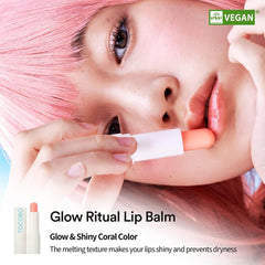 Tocobo Glow Ritual Lip Balm 001 Coral Water