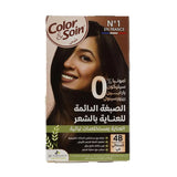 صبغه شعر كيت بدون امونيا كستنائي بني 4B من كلر & سوا 135مل