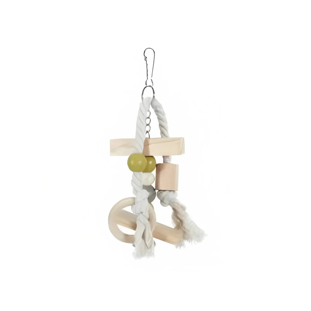 زولكس لعبة خشبية مع جرس للببغاوات والطيور الكبيرة | صيدلية.كوم.