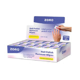 ZORO Nail Polish Remover Wipes 12 Wipes