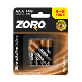 زورو بطاريات 6 قطعة AAA 1.5 فولت