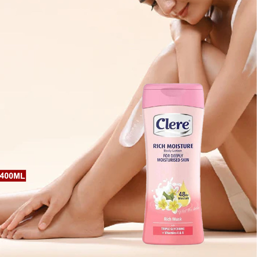 Clere Musk Body Lotion 400 ml