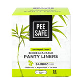 Pee Safe 100% Organic Cotton and Bamboo Antibacterial Daily Wipes 15 Wipes