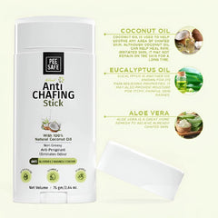 Pee Safe Stick 100% Natural Anti-Itch for Thighs and Underarms 75 grams