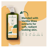 غسول الجسم المرطب بالفانيليا وزبدة الشيا 725 مل من او سي ناتشورالز |  صيدلية.كوم.