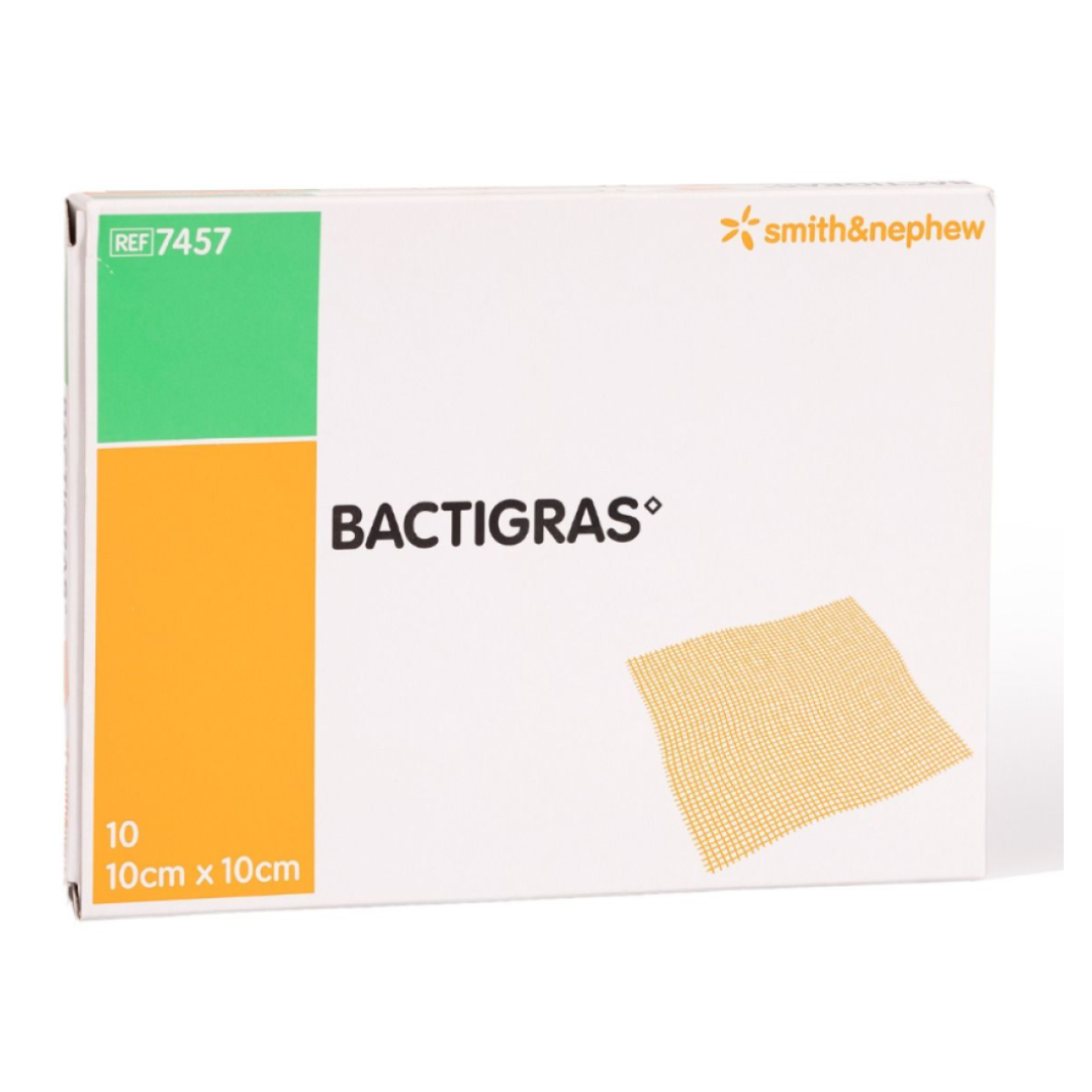 شاش فازلين باكتي جراس 10 سم × 10 سم عبوة 10 حبة | صيدلية.كوم.