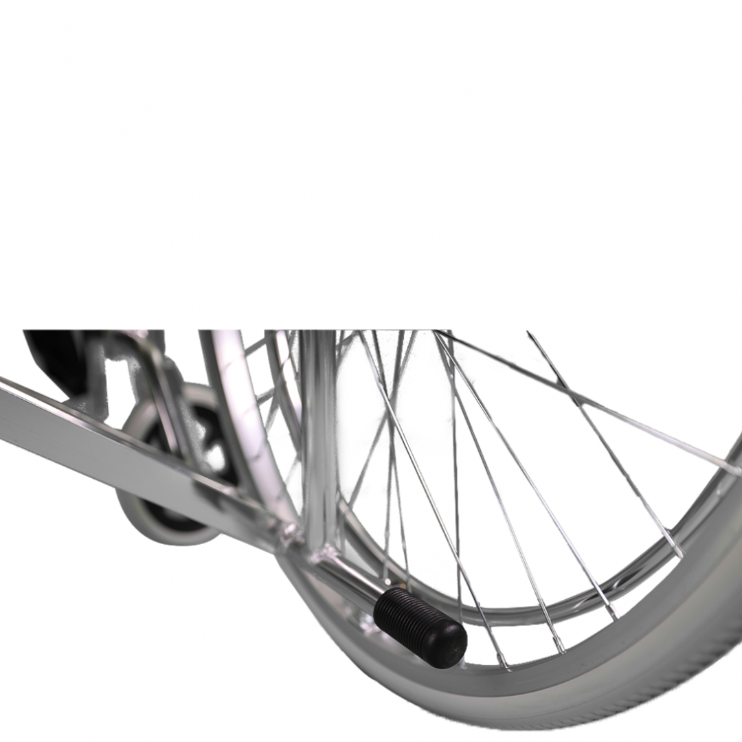 كرسي متحرك الومنيوم 51 سم مبطن | صيدلية.كوم.