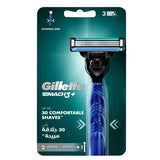 جيليت ماكينة حلاقه ماك 3 + 2 شفرات غيار.