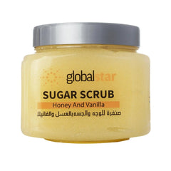 مقشر السكر للوجه والجسم بالعسل والفانيلا 600 جم من جلوبال ستار | صيدلية.كوم.