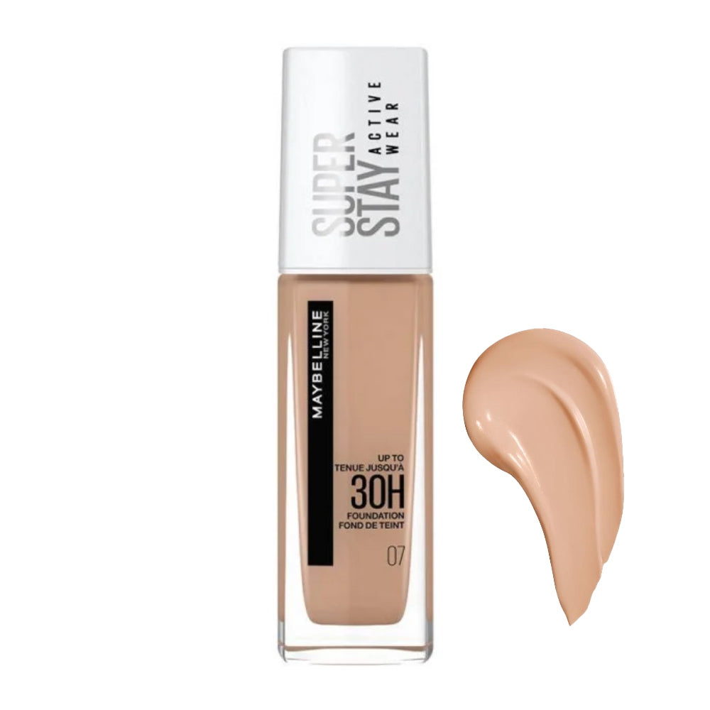 ميبلين فاونديشن كريم أساس سائل سوبرستاي أكتيف وير | صيدلية.كوم.