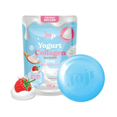 Joji Secret Young Silky Web Bubble Soap Bar with Yogurt and Collagen 100g