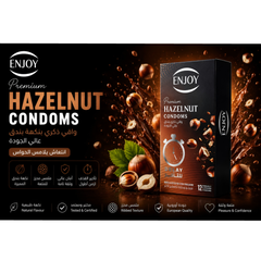 Enjoy Condoms Premium Delay Hazelnut 12 Pieces