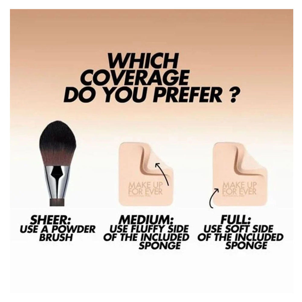 بودرة أساس مضغوطة اتش دي سكين مات فلفت 3N48 من ميك اب فور ايفر | صيدلية.كوم.