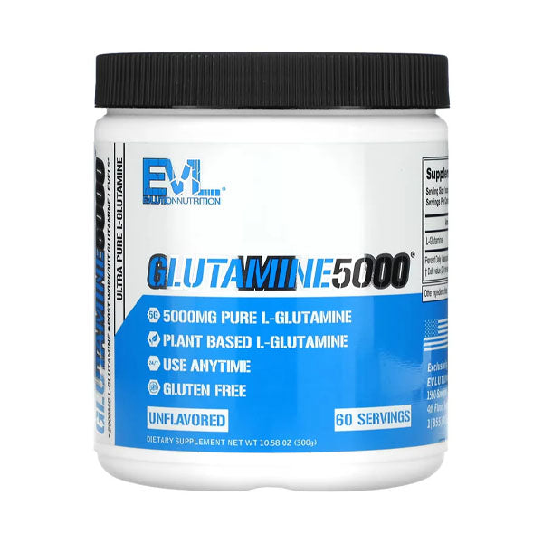 إيفلوشن نوتريشن جلوتامين خالٍ من النكهات 5000 ملجم - 300 مجم | صيدلية.كوم.