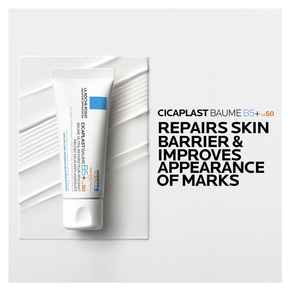 كريم واقي شمس مرمم ومهدئ للبشرة سيكابلاست بعامل حماية من الشمس 50+ حجم 40 مل من لاروش بوزيه | صيدلية.كوم.