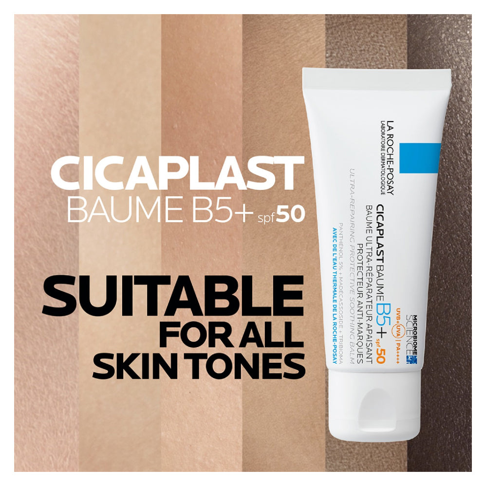 كريم واقي شمس مرمم ومهدئ للبشرة سيكابلاست بعامل حماية من الشمس 50+ حجم 40 مل من لاروش بوزيه | صيدلية.كوم.