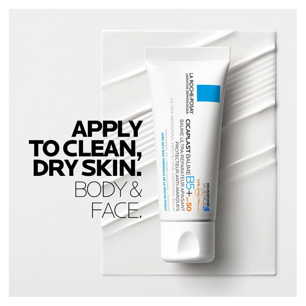 كريم واقي شمس مرمم ومهدئ للبشرة سيكابلاست بعامل حماية من الشمس 50+ حجم 40 مل من لاروش بوزيه | صيدلية.كوم.