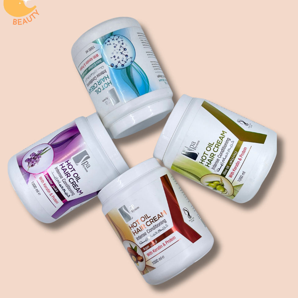 كريم حمام زيت للشعر بالارجان من سبا سيستم 1000 مل | صيدلية.كوم.