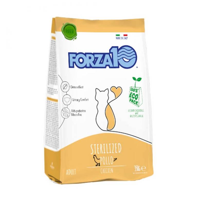 فورزا 10 طعام جاف للقطط المعقمة بنكهة الدجاج |  صيدلية.كوم.