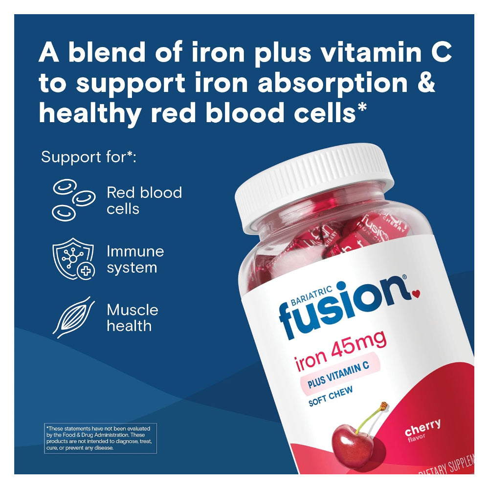 برياتريك فيوجن حديد سهلة المضغ نكهة كرز 48 جم | صيدلية.كوم.
