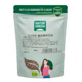 بذور كتان بني عضويه 225 جم من ناتشر جرين |  صيدلية.كوم.