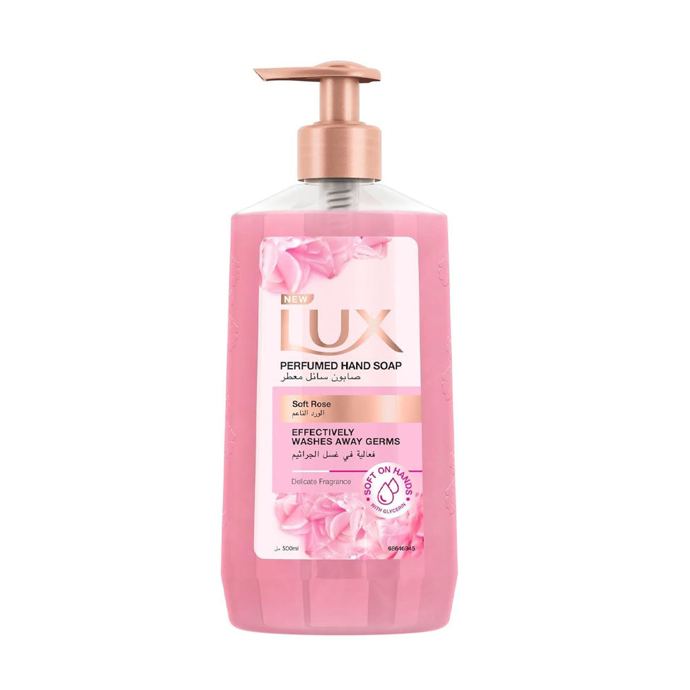 غسول اليد الورد الناعم 500مل من لوكس | صيدلية.كوم.